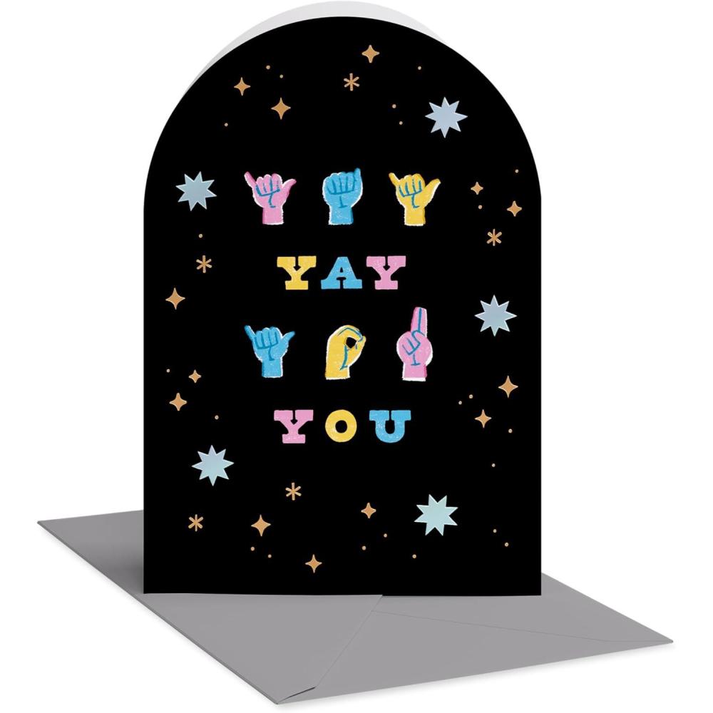 image:imageAmerican Greetings Happy Birthday Sign Language Card Totally YouYay You ASL Hands