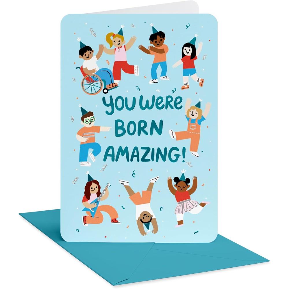 image:imageAmerican Greetings Multilingual Birthday Card Joy All DayFun Figures