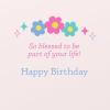 American Greetings Cute Goddaughter Birthday Card from Godmother, Godfather (So Blessed)(Goddaughter Present)