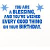 American Greetings Cute Goddaughter Birthday Card from Godmother, Godfather (So Blessed)(Godson Lettering)