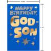 American Greetings Cute Goddaughter Birthday Card from Godmother, Godfather (So Blessed)(Godson Lettering)