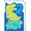 American Greetings Dinosaur 2nd Birthday Card for Toddler Kids, Happy Birthday Card for 2-Year-Old Boys or Girls (Twice as Nice)(Two Dinos with 2)