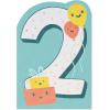 American Greetings Dinosaur 2nd Birthday Card for Toddler Kids, Happy Birthday Card for 2-Year-Old Boys or Girls (Twice as Nice)(Two Milestone)