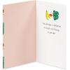 American Greetings Feminine Best Friend Birthday Card Designed by Bouffants and Broken Hearts (Loyalty is Fierce)(Banana Lip Leaf Pattern)