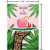 American Greetings Feminine Best Friend Birthday Card Designed by Bouffants and Broken Hearts (Loyalty is Fierce)(Cheetah Paw Holding Glass)