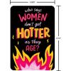 American Greetings Funny Birthday Card for Women, Black and Pink Card for Her (Prove Them Wrong)(Hotter Every Year)