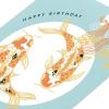 American Greetings Japanese Koi Fish Birthday Card for Friends and Family (All Good Things)(Koi Fish)