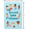 American Greetings Multilingual Birthday Card (Joy All Day)(Fun Figures)