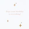 American Greetings Quinceañera Card (Most Beautiful Things)(Sparkles and Lettering)