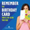American Greetings Silly Dog Birthday Card for Mom or Dad from Puppy, Pet (Birthday Treat)(Glad You’re Mine)