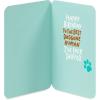 American Greetings Silly Dog Birthday Card for Mom or Dad from Puppy, Pet (Birthday Treat)(I Woof You)