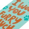 American Greetings Silly Dog Birthday Card for Mom or Dad from Puppy, Pet (Birthday Treat)(I Woof You)