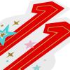 American Greetings Starry Red 11th Birthday Card for Kids, Happy Birthday Card for 11-Year-Old Boys or Girls (Eleven is Awesome)