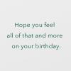 American Greetings Supportive Pride Birthday Card for LGBTQIA+ Friends and Family (Feel All That)(Colorful LTG)