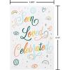 American Greetings Supportive Pride Birthday Card for LGBTQIA+ Friends and Family (Feel All That)(Colorful LTG)