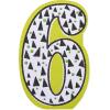 American Greetings Vibrant 6th Birthday Card for Kids, Happy Birthday Card for 6-Year-Old Boys or Girls (Six is Cool)(Time to Celebrate)