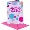 American Greetings 25th Birthday Card (Quarter Century)(25 Confetti)