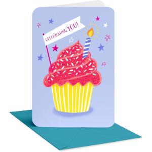 American Greetings Cupcake Birthday Card for Teenage Girl (Beautiful People)(Cupcake)