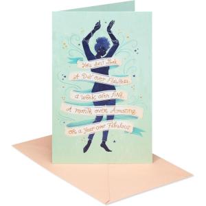 American Greetings Feminine Best Friend Birthday Card Designed by Bouffants and Broken Hearts (Loyalty is Fierce)(You’re Ageless)