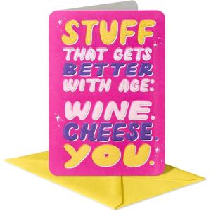 American Greetings Funny Birthday Card for Women, Black and Pink Card for Her (Prove Them Wrong)(Better w Age Lettering)