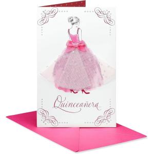 American Greetings Quinceañera Card (Most Beautiful Things)(Pink)
