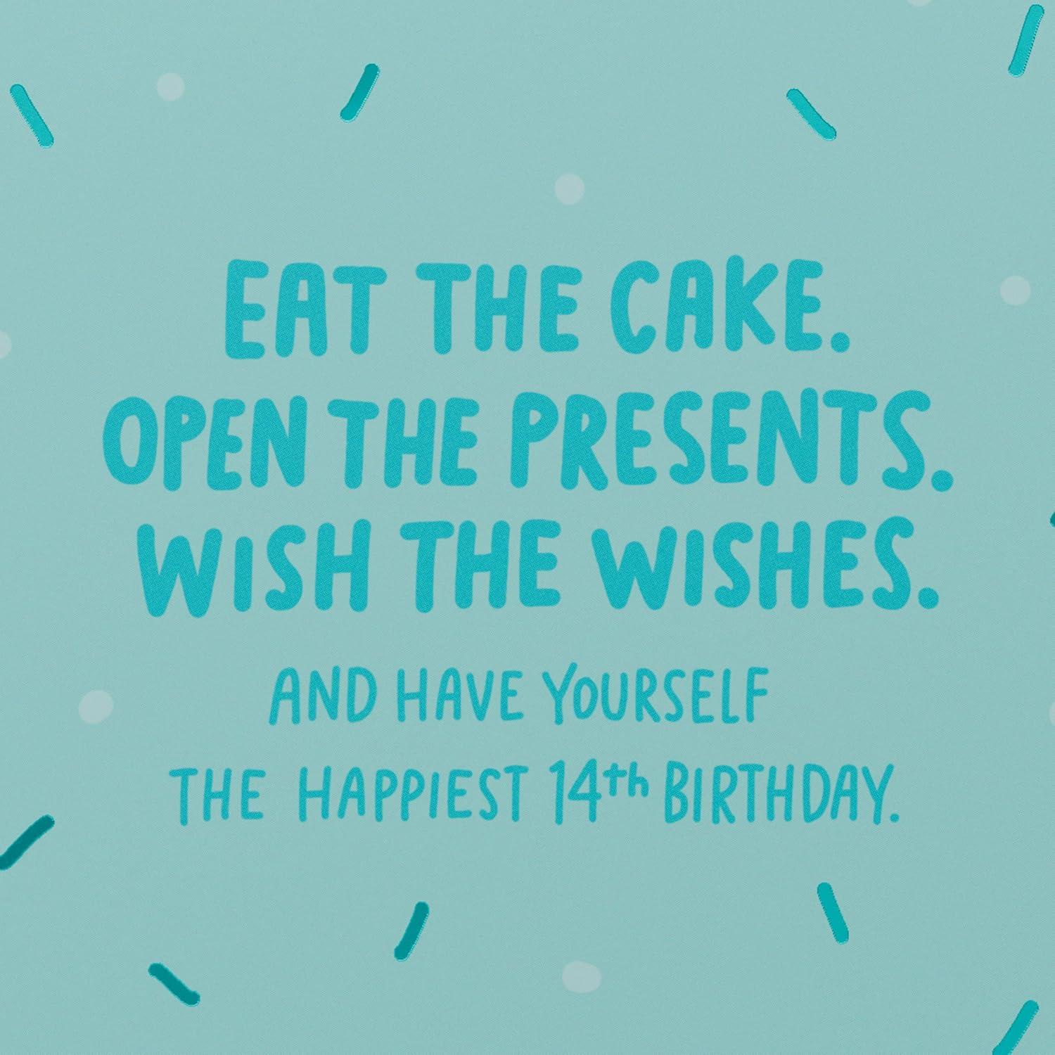 image:imageAmerican Greetings 14th Birthday Card for Teen Kids Happy Birthday Card for 14YearOld Teenage Boys or Girls Wish the Wishes