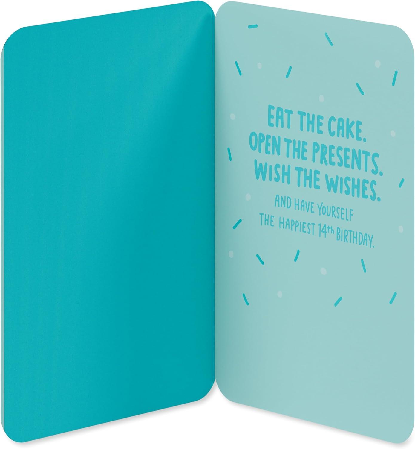 image:imageAmerican Greetings 14th Birthday Card for Teen Kids Happy Birthday Card for 14YearOld Teenage Boys or Girls Wish the Wishes