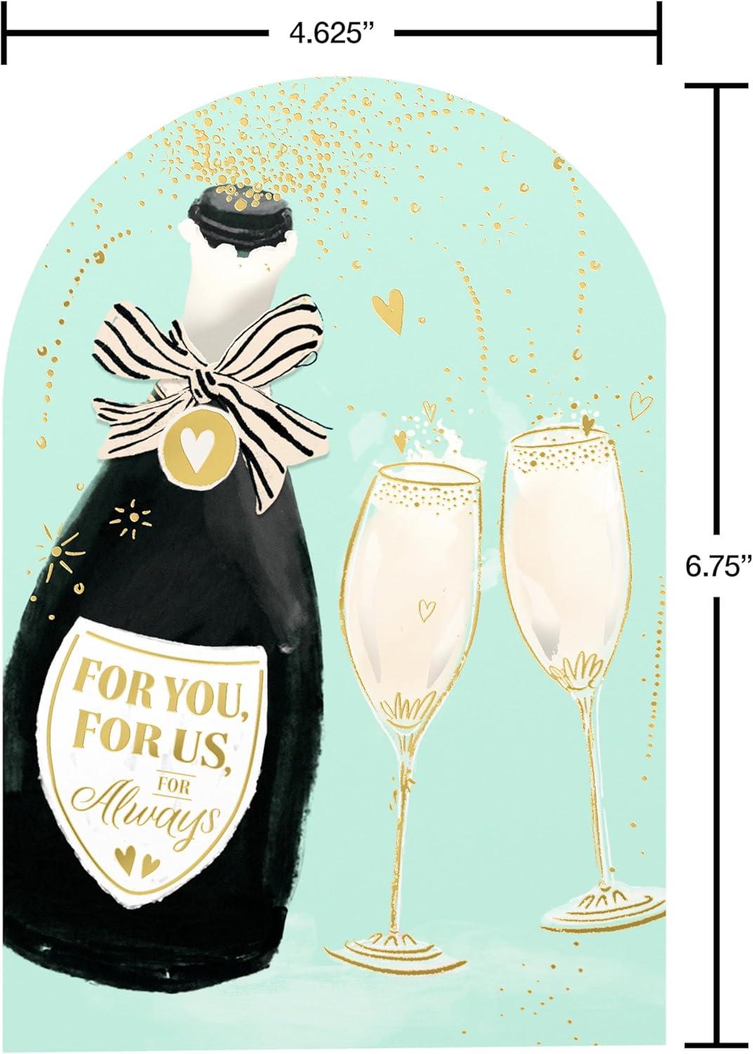 image:imageAmerican Greetings Festive Happy Anniversary Card for Wife or Husband Meant To BeChampagne Glasses