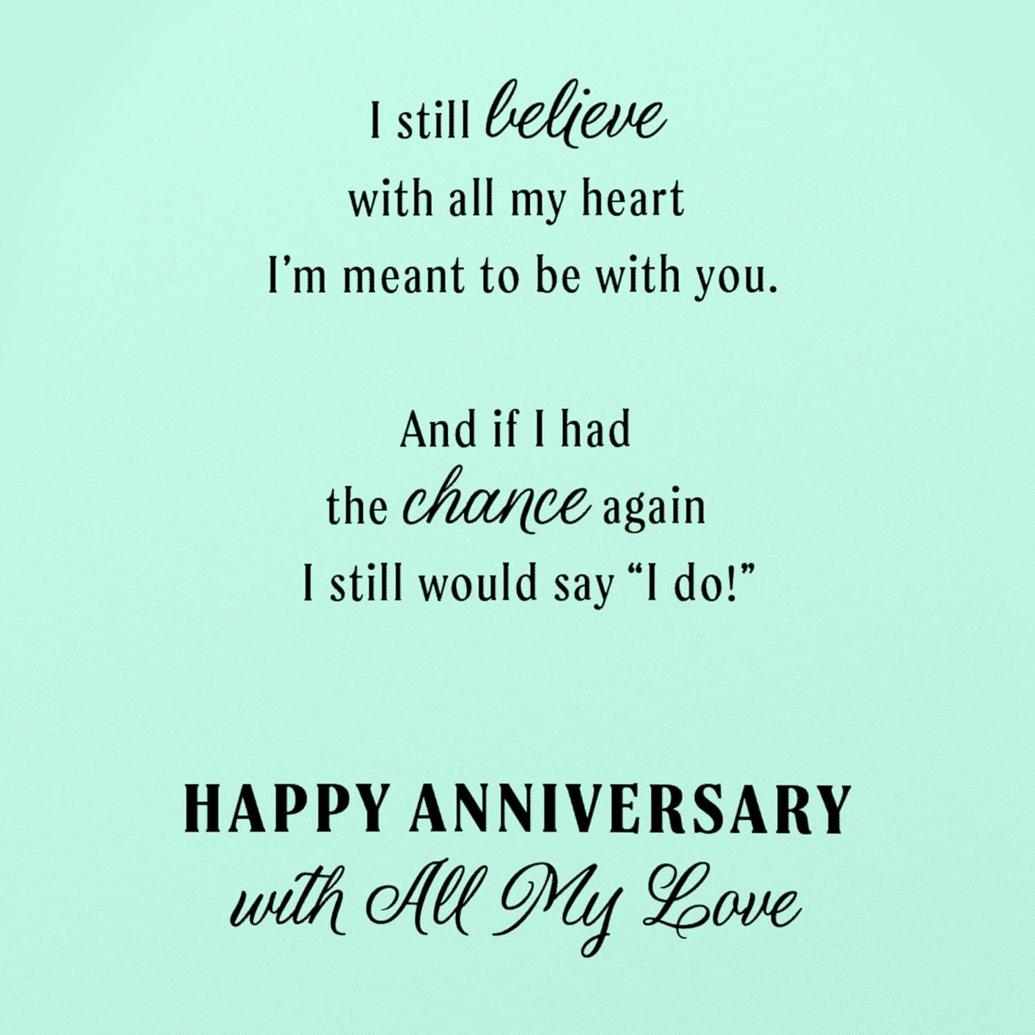 image:imageAmerican Greetings Festive Happy Anniversary Card for Wife or Husband Meant To BeChampagne Glasses