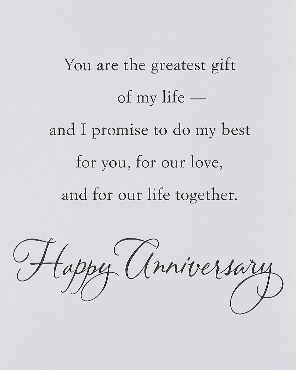 image:imageAmerican Greetings Festive Happy Anniversary Card for Wife or Husband Meant To BeGreatest Gift