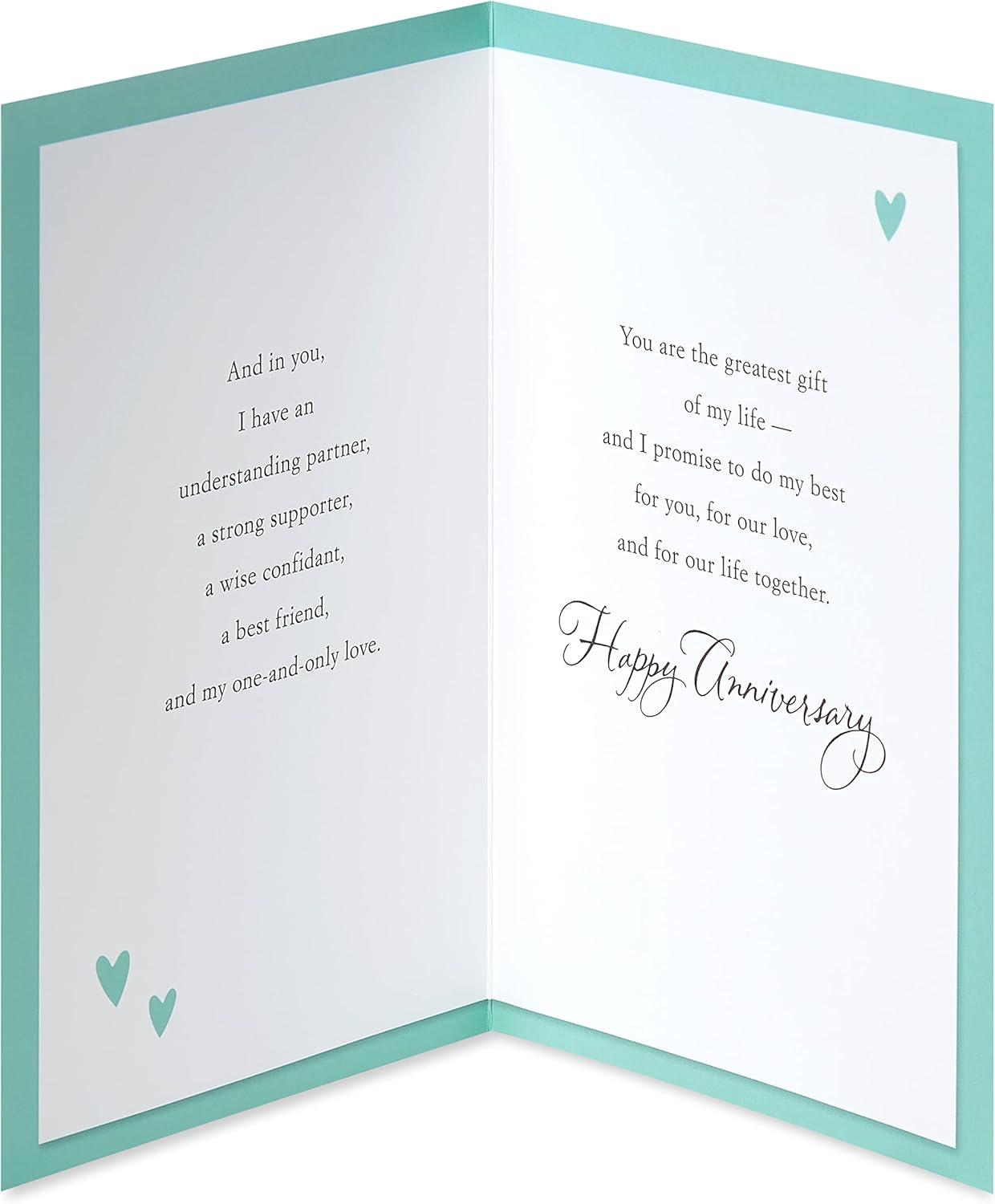 image:imageAmerican Greetings Festive Happy Anniversary Card for Wife or Husband Meant To BeGreatest Gift