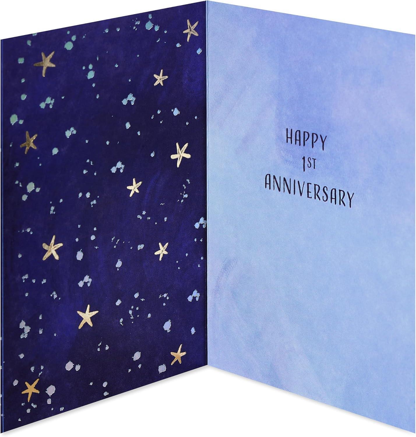 image:imageAmerican Greetings Festive Happy Anniversary Card for Wife or Husband Meant To BeMoon and Planet