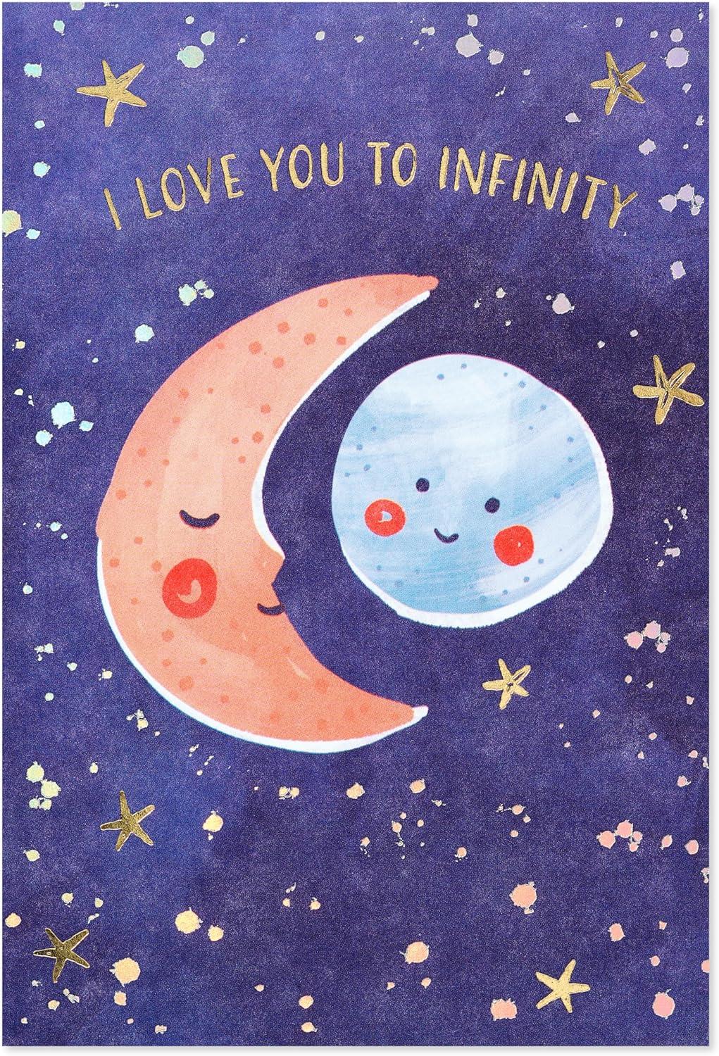 image:imageAmerican Greetings Festive Happy Anniversary Card for Wife or Husband Meant To BeMoon and Planet