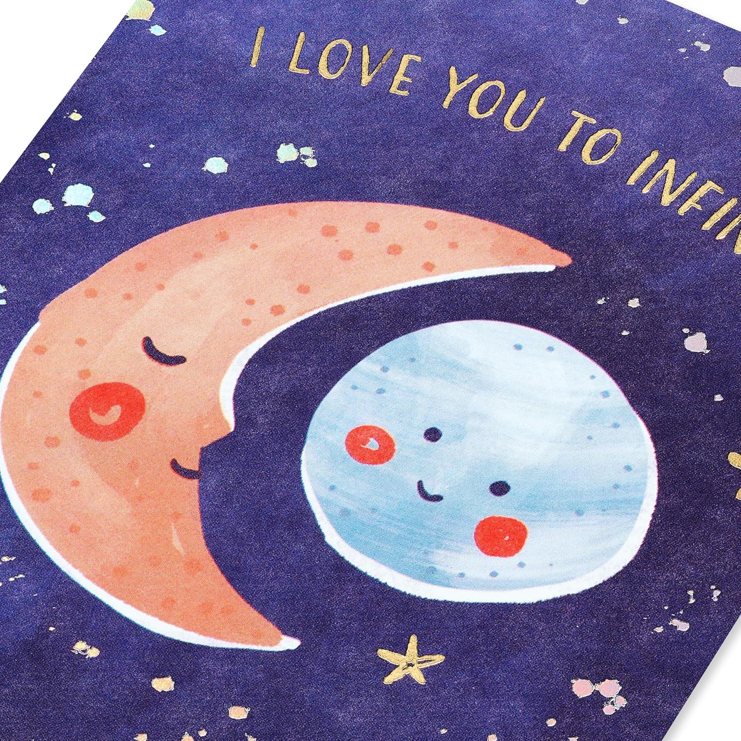 image:imageAmerican Greetings Festive Happy Anniversary Card for Wife or Husband Meant To BeMoon and Planet