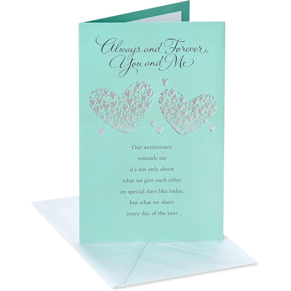 image:imageAmerican Greetings Festive Happy Anniversary Card for Wife or Husband Meant To BeGreatest Gift