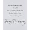 American Greetings Festive Happy Anniversary Card for Wife or Husband (Meant To Be)(Greatest Gift)