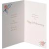 American Greetings Festive Happy Anniversary Card for Wife or Husband (Meant To Be)(Heart w Greenery)