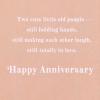 American Greetings Festive Happy Anniversary Card for Wife or Husband (Meant To Be)(Layered Hearts)