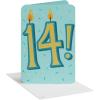 American Greetings 14th Birthday Card for Teen Kids, Happy Birthday Card for 14-Year-Old Teenage Boys or Girls (Wish the Wishes)