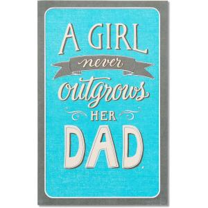 American Greetings Fathers Day Card from Daughter (Always Be Your Little Girl)(Hero)