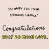 American Greetings Cute New Baby Congratulations Card for Two Moms (Lots of Snuggling)(Cloud Couple)
