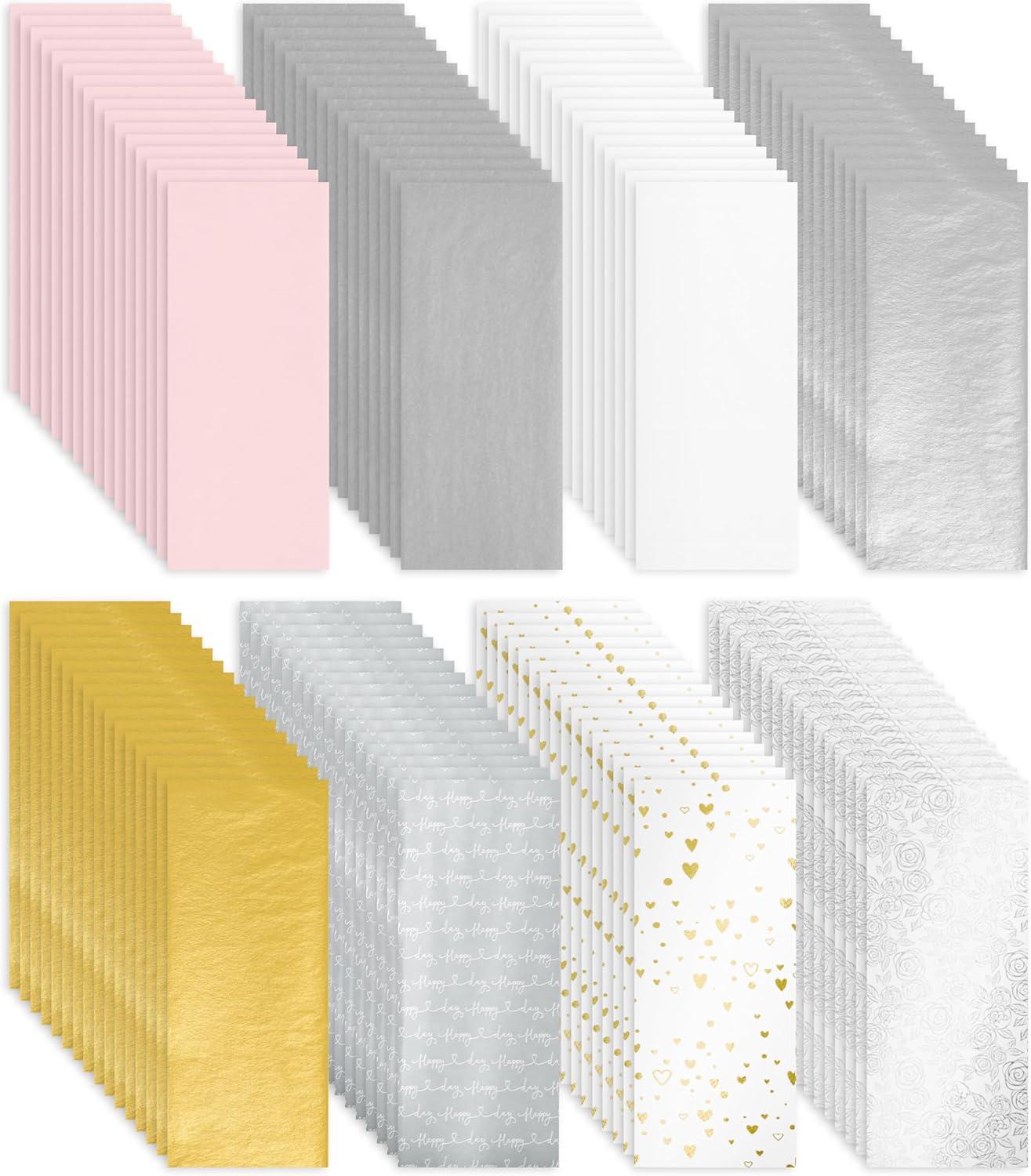 image:imageAmerican Greetings 125 Sheet 20 in x 20 in Bulk Multicolor and Floral Tissue Paper for Gift Bags Crafts Birthday Wedding Bridal Shower Baby Shower Floral amp StripesMulticolor and Floral