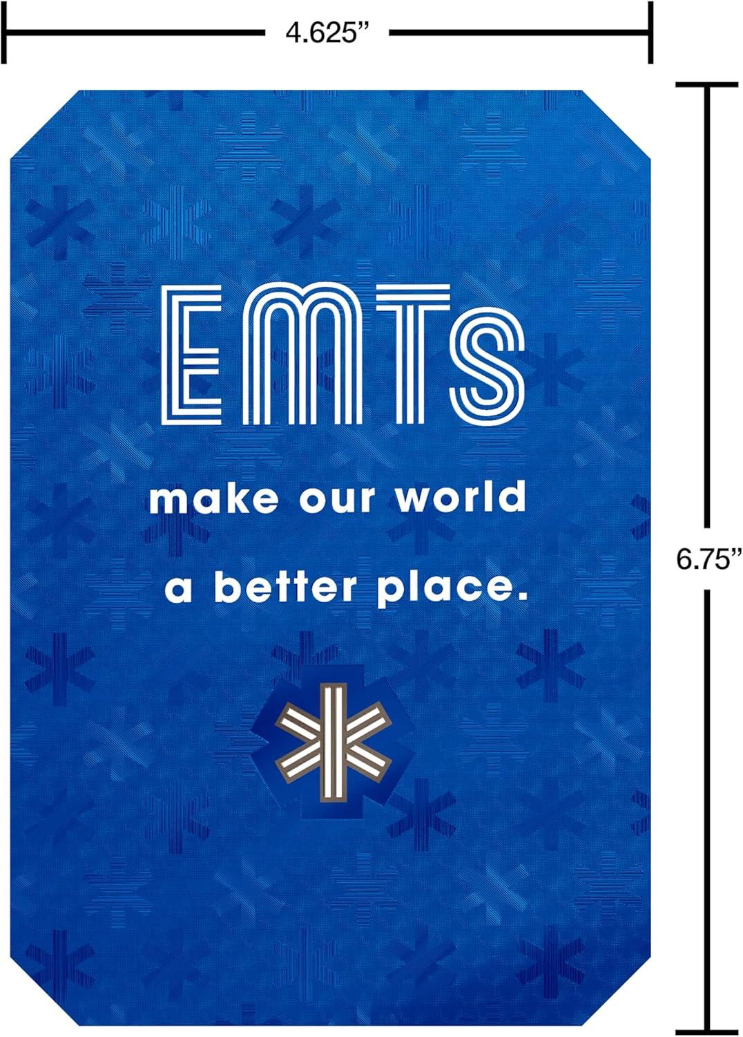 image:imageAmerican Greetings EMTs Thank You First Responder Appreciation Card Heartfelt AppreciationEMS Lettering