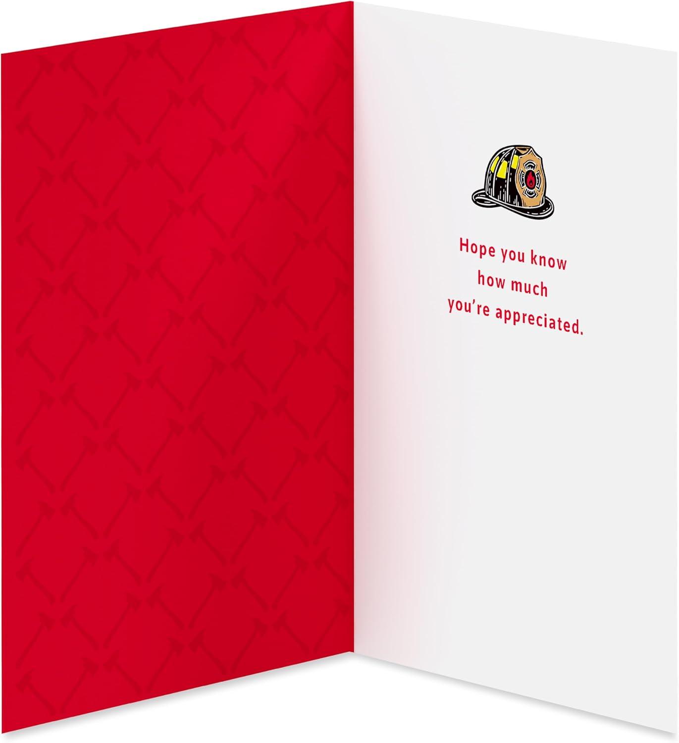 image:imageAmerican Greetings EMTs Thank You First Responder Appreciation Card Heartfelt AppreciationFirefighter Helmet