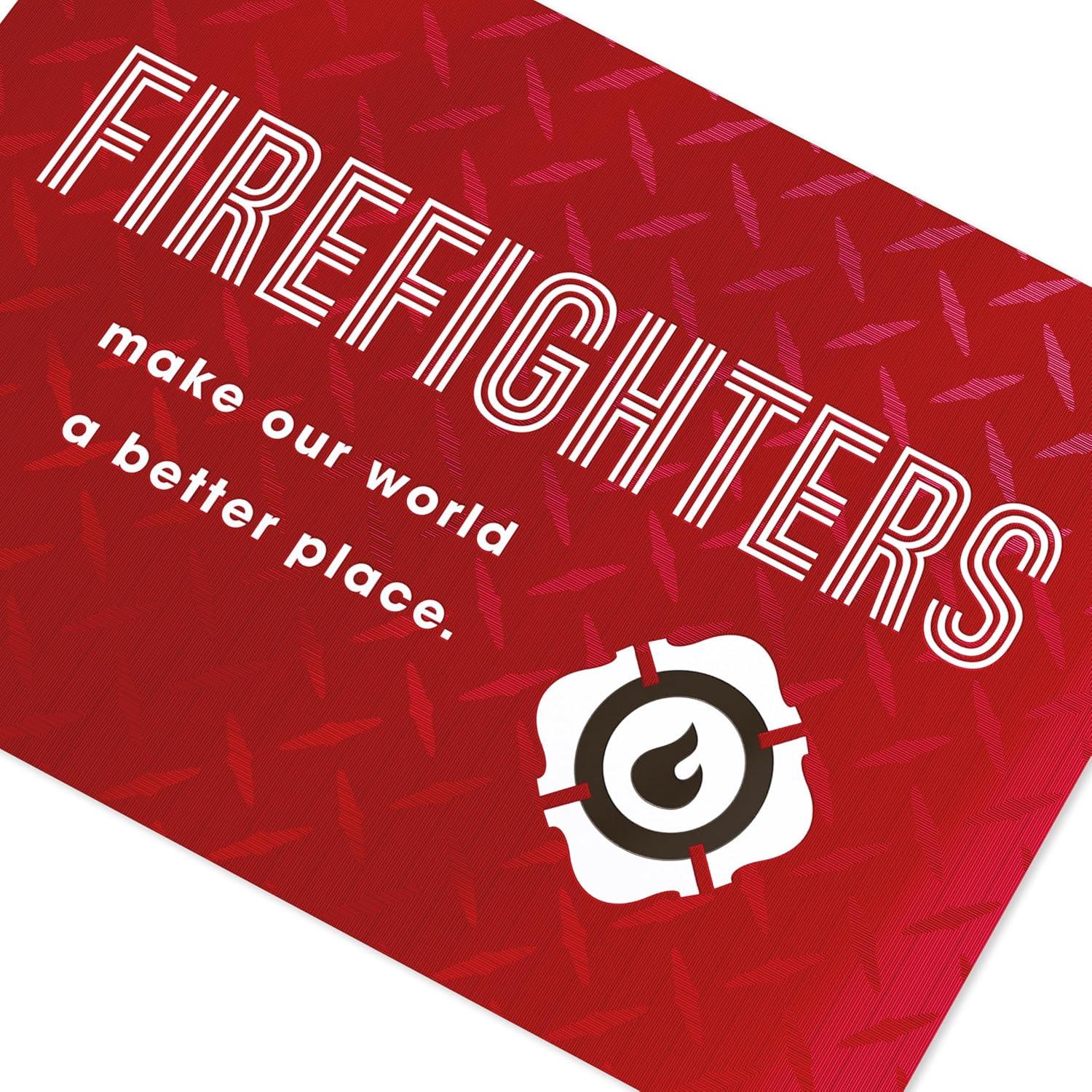 image:imageAmerican Greetings EMTs Thank You First Responder Appreciation Card Heartfelt AppreciationFirefighters Lettering