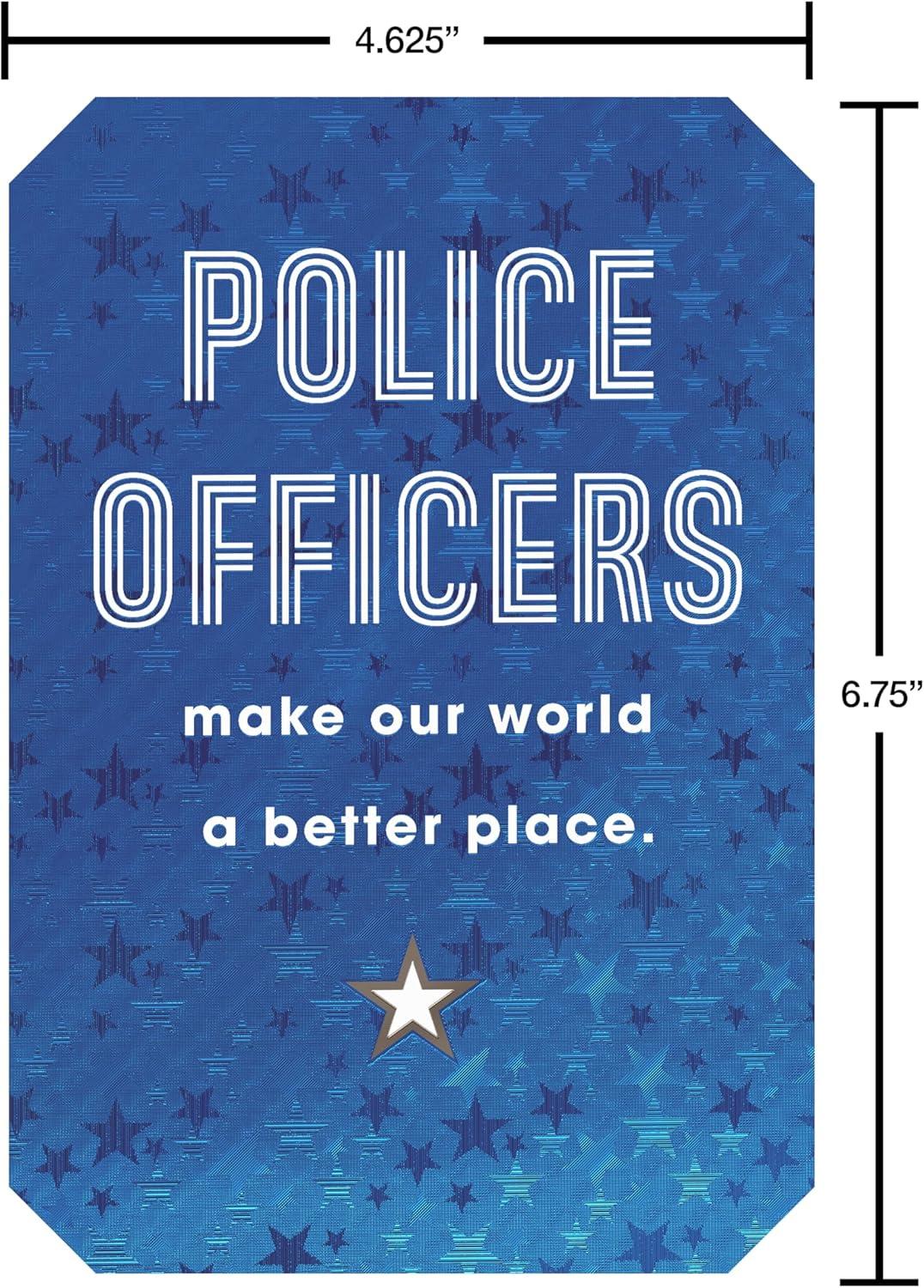 image:imageAmerican Greetings EMTs Thank You First Responder Appreciation Card Heartfelt AppreciationPolice Lettering