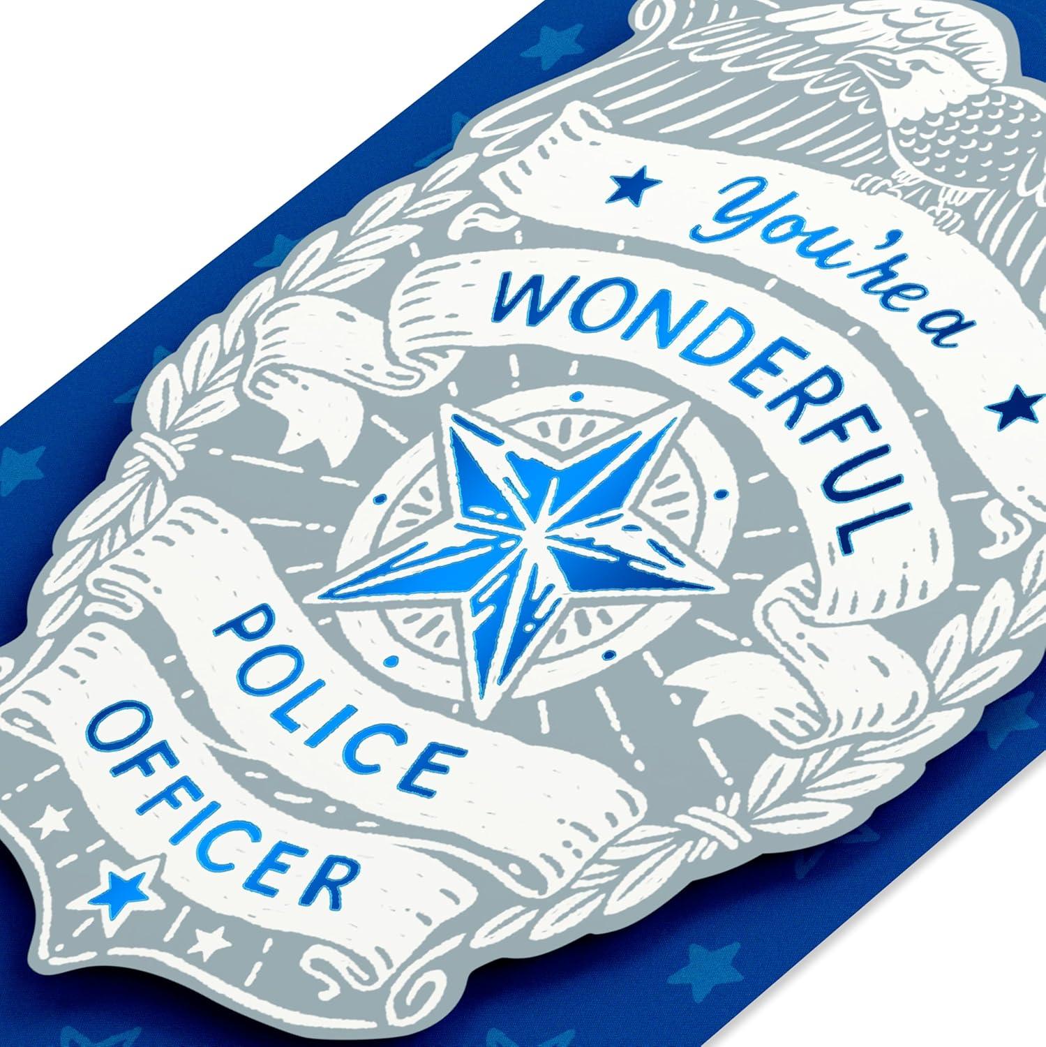 image:imageAmerican Greetings EMTs Thank You First Responder Appreciation Card Heartfelt AppreciationPolice Shield