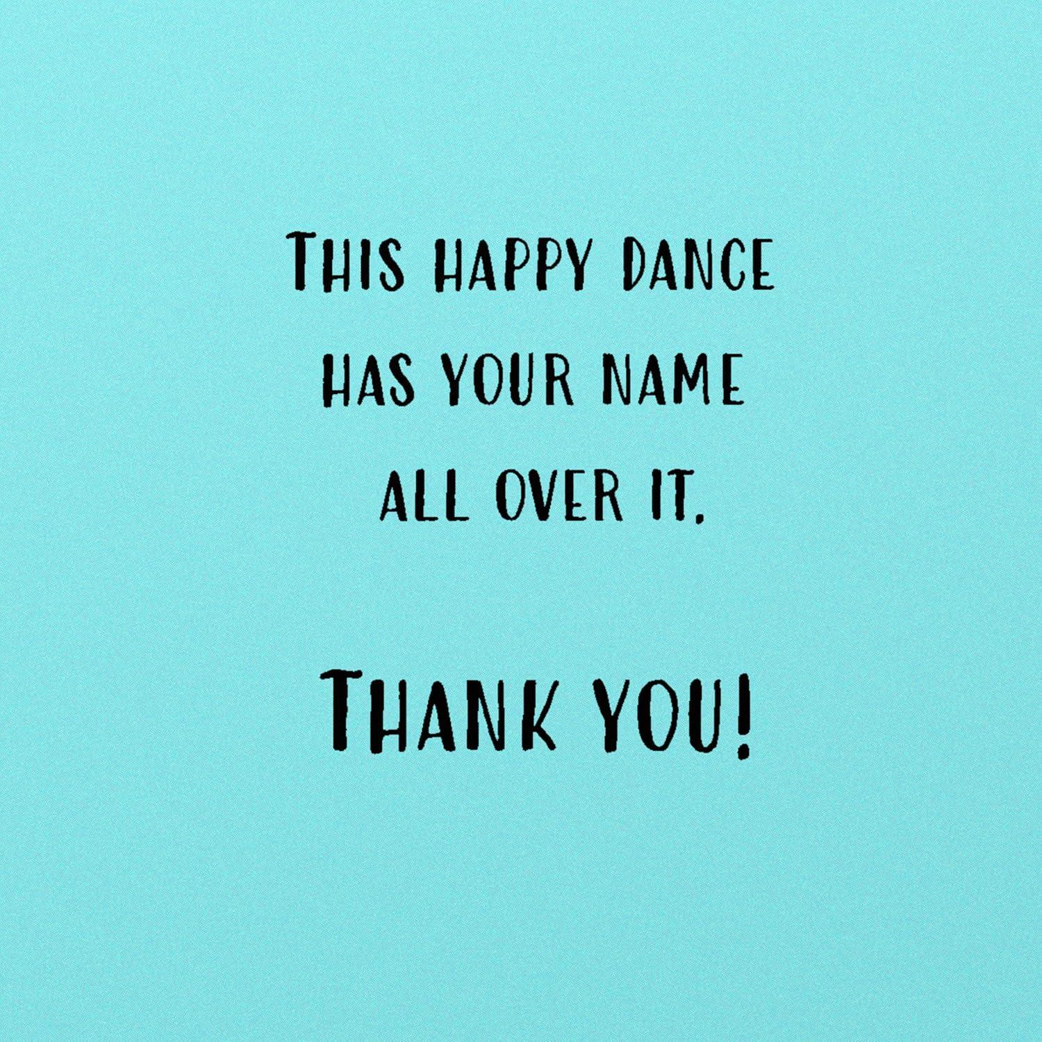 image:imageAmerican Greetings Funny Thank You Card Silly Gratitude Card Happy DanceDancing Cat
