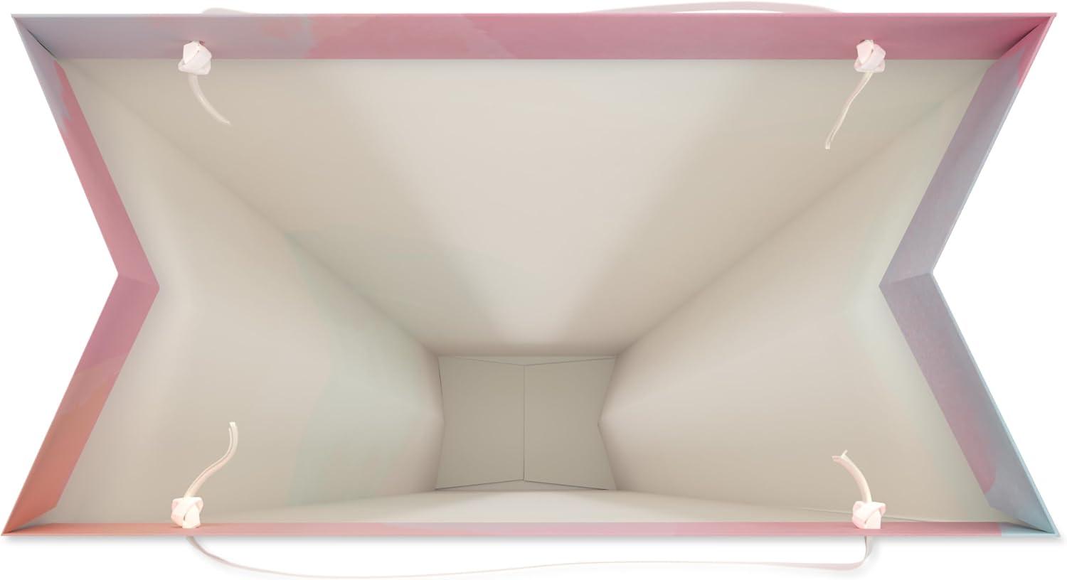 image:imageAmerican Greetings Gift Bag for Floral Bouquet with Handles for All Occasion HeartsBrushstroke