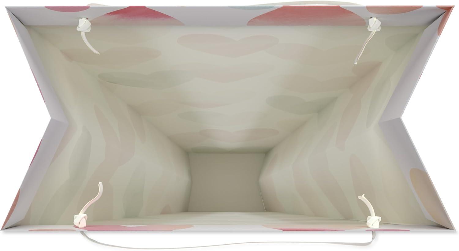 image:imageAmerican Greetings Gift Bag for Floral Bouquet with Handles for All Occasion HeartsHearts
